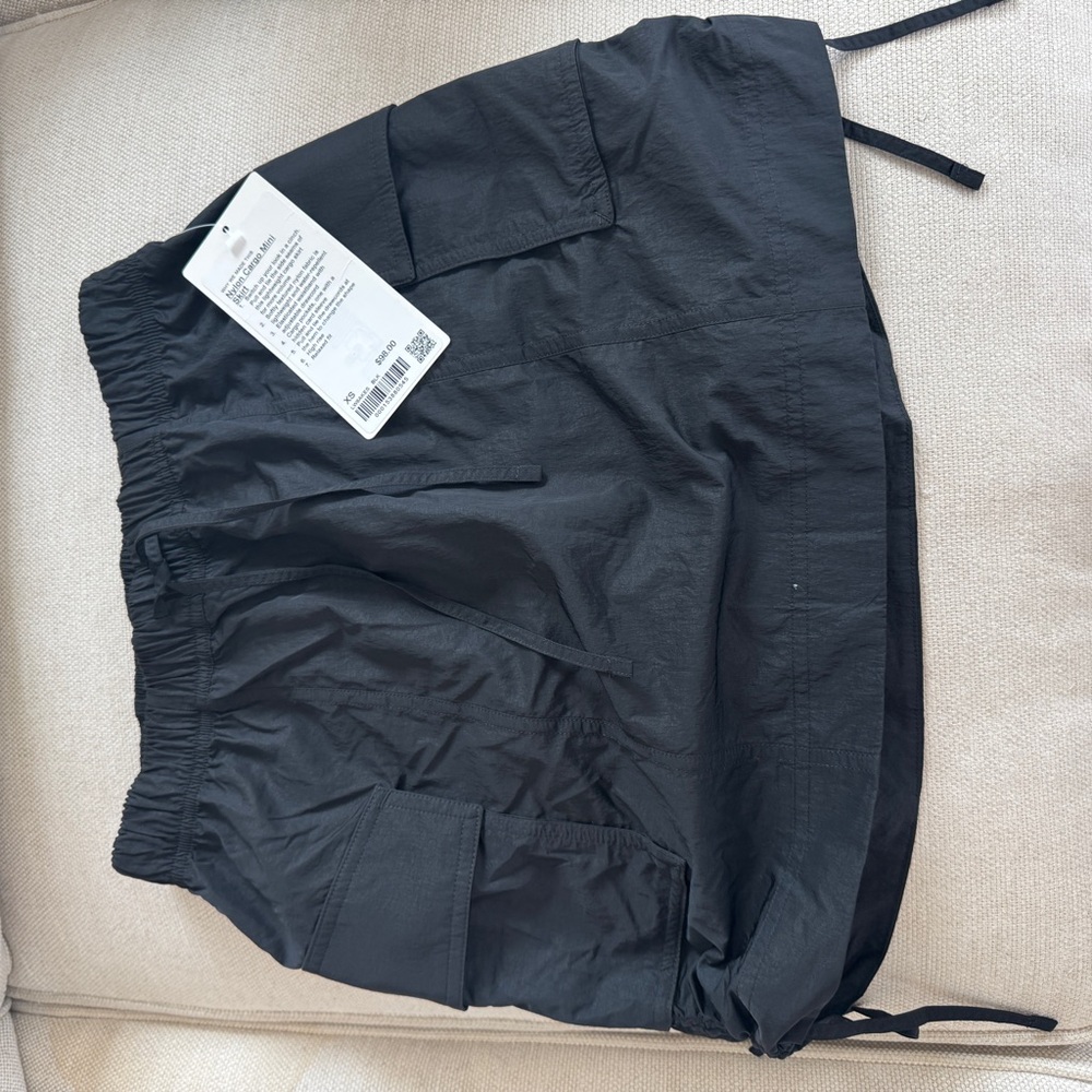 lululemon athletica Black Mini Skirt